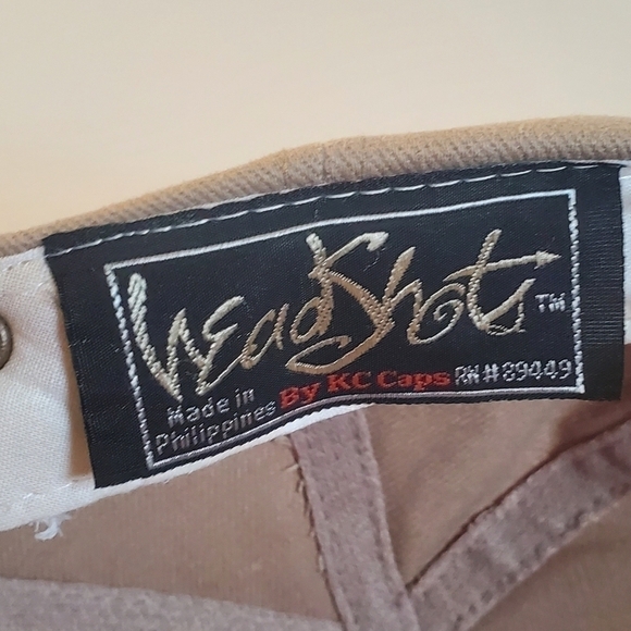 LIFE Is Good Tan Head Shots By KC Caps Baseball Hat - Picture 12 of 12